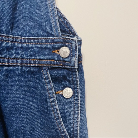 TopShop Moto Slim Denim Overalls - Picture 7 of 12